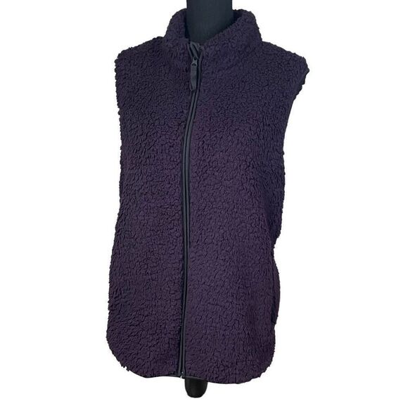 Ultra Soft Purple Fleece Vest N0359 - Picture 1 of 8